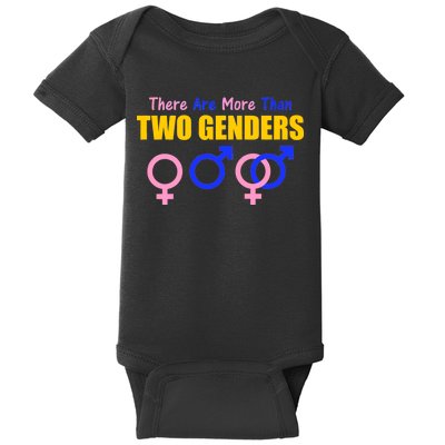 There Are More Than Two Genders Gender Signs Baby Bodysuit