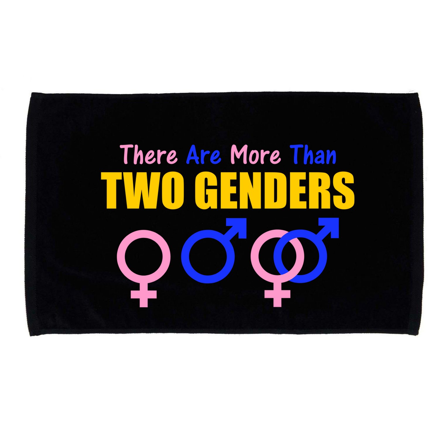 There Are More Than Two Genders Gender Signs Microfiber Hand Towel