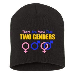 There Are More Than Two Genders Gender Signs Short Acrylic Beanie