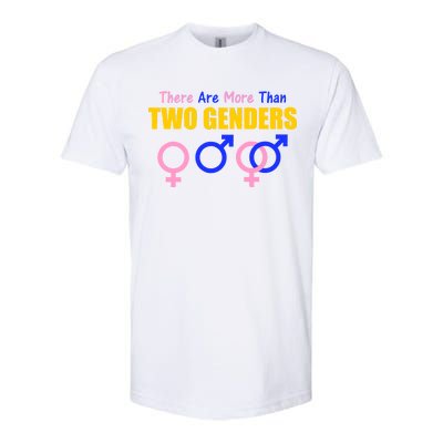 There Are More Than Two Genders Gender Signs Softstyle CVC T-Shirt