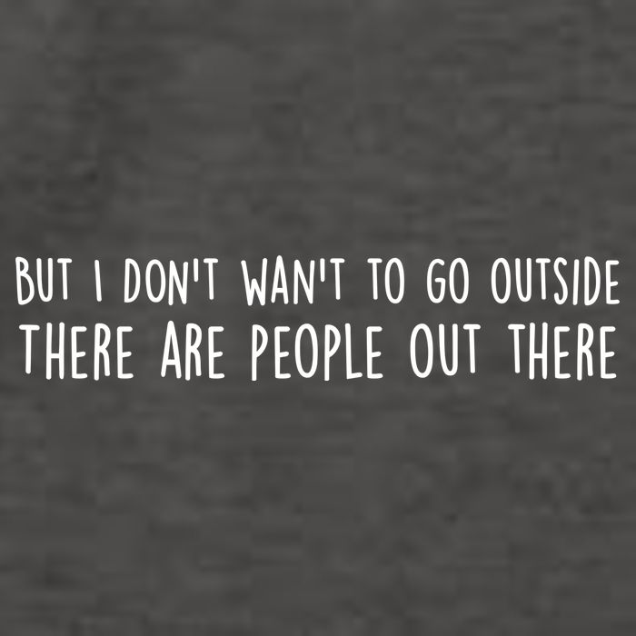 There Are People Outside Funny Meme Vector Backpack