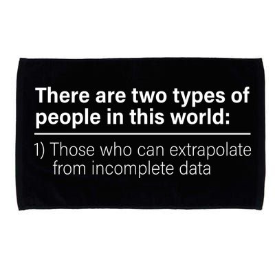 There Are Two Types Of People In This World Microfiber Hand Towel