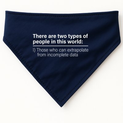 There Are Two Types Of People In This World USA-Made Doggie Bandana