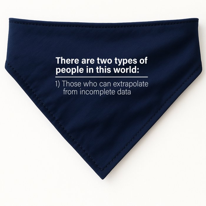 There Are Two Types Of People In This World USA-Made Doggie Bandana