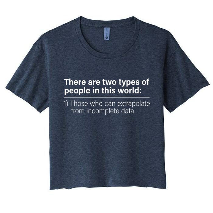 There Are Two Types Of People In This World Crop Top