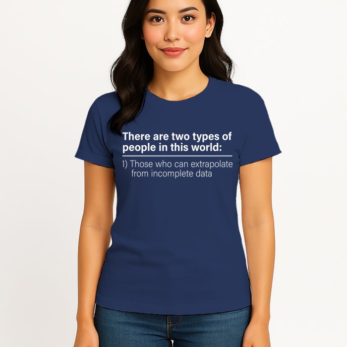 There Are Two Types Of People In This World Womens T-Shirt