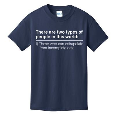 There Are Two Types Of People In This World Kids T-Shirt