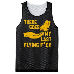 There Goes My Last Flying F*ck Mesh Reversible Basketball Jersey Tank