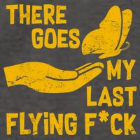 There Goes My Last Flying F*ck Vector Backpack