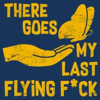 There Goes My Last Flying F*ck Infant Baby Jersey Bodysuit
