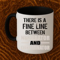 There Is A Fine Line Between Numerator And Denominator Mug