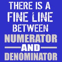 There Is A Fine Line Between Numerator And Denominator Hoodie