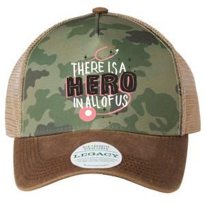 There Is A Hero In All Of Us Nurses Doctors Legacy Tie Dye Trucker Hat