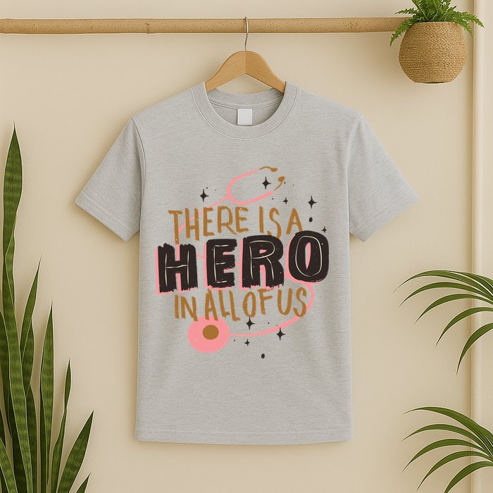 There Is A Hero In All Of Us Nurses Doctors T-Shirt