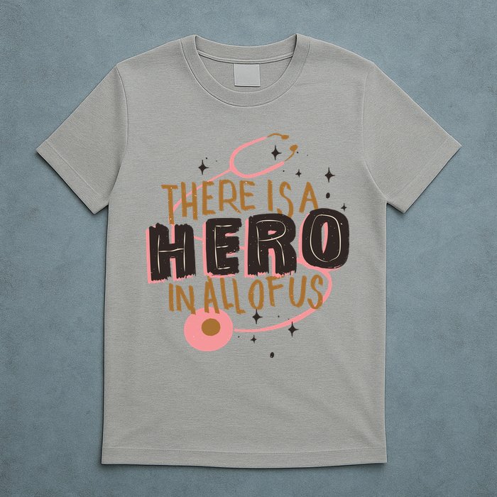 There Is A Hero In All Of Us Nurses Doctors T-Shirt
