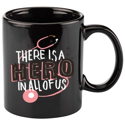 There Is A Hero In All Of Us Nurses Doctors 11oz C Handle Ceramic Mug