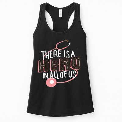 There Is A Hero In All Of Us Nurses Doctors Womens Tank Top