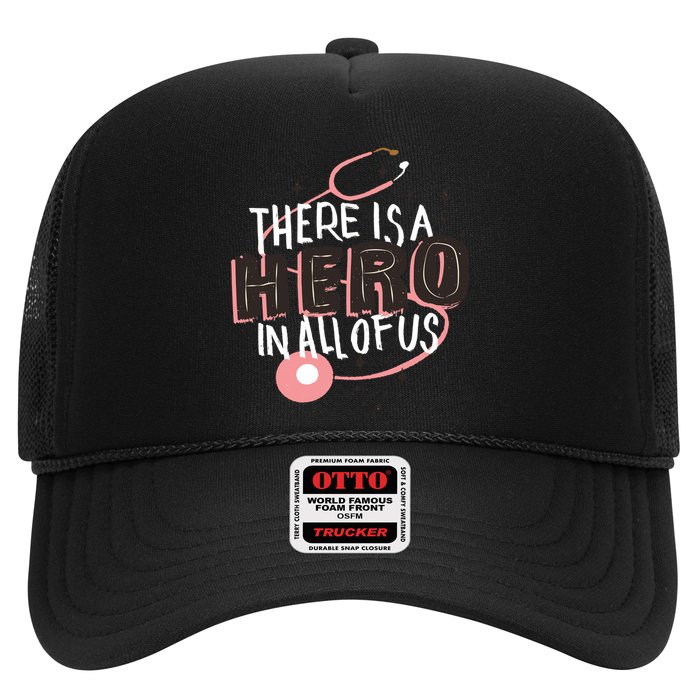 There Is A Hero In All Of Us Nurses Doctors Hat