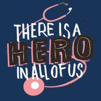 There Is A Hero In All Of Us Nurses Doctors Infant Baby Jersey Bodysuit