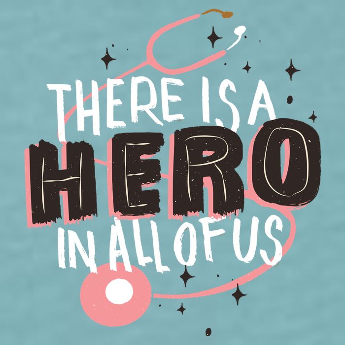 There Is A Hero In All Of Us Nurses Doctors Sueded Cloud Jersey T-Shirt