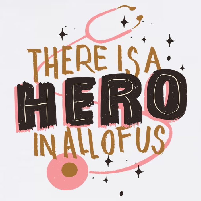 There Is A Hero In All Of Us Nurses Doctors Garment-Dyed Sweatshirt