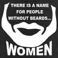 There is A Name For People Without Beards Women 25L Jumbo Tote