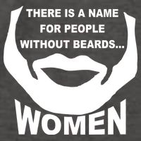 There is A Name For People Without Beards Women Vector Backpack