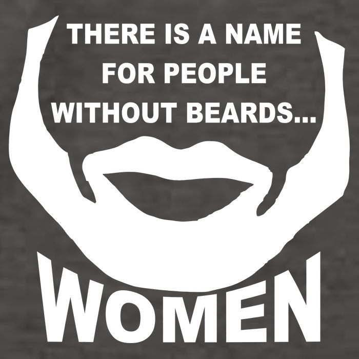 There is A Name For People Without Beards Women Vector Backpack