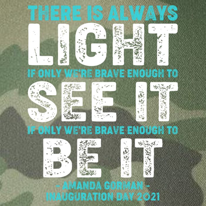 There Is Always Light  Amanda Gorman Inauguration Day 2021 Legacy Tie Dye Trucker Hat