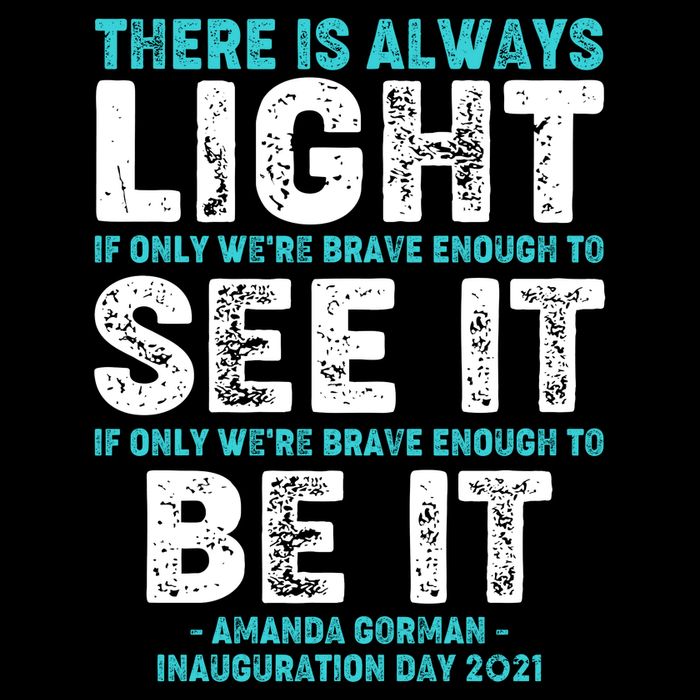 There Is Always Light  Amanda Gorman Inauguration Day 2021 Apron
