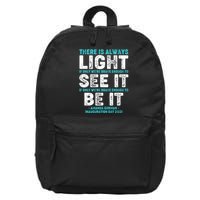 There Is Always Light  Amanda Gorman Inauguration Day 2021 16 in Basic Backpack