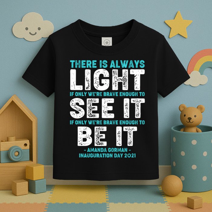 There Is Always Light  Amanda Gorman Inauguration Day 2021 Toddler T-Shirt