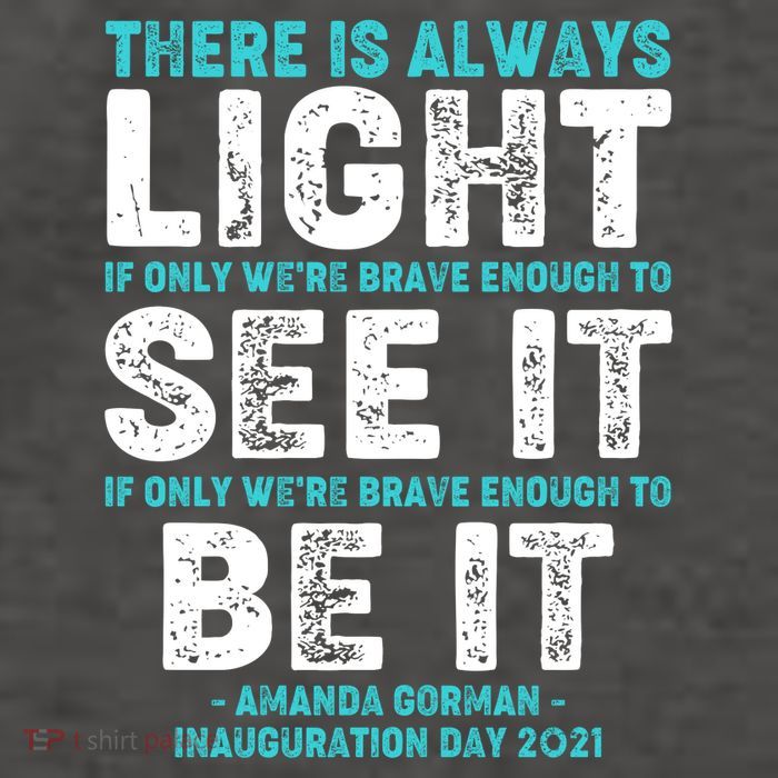 There Is Always Light  Amanda Gorman Inauguration Day 2021 Vector Backpack