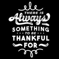 There Is Always Something To Be Thankful For Stripe Pom Pom Beanie