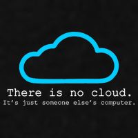 There is No Cloud. It's Just Someone Else's Computer. Ladies PosiCharge Tri-Blend Wicking Tank