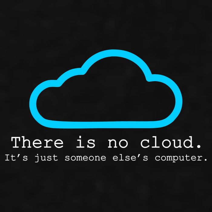 There is No Cloud. It's Just Someone Else's Computer. Ladies PosiCharge Tri-Blend Wicking Tank