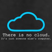 There is No Cloud. It's Just Someone Else's Computer. Garment-Dyed Fleece Hoodie
