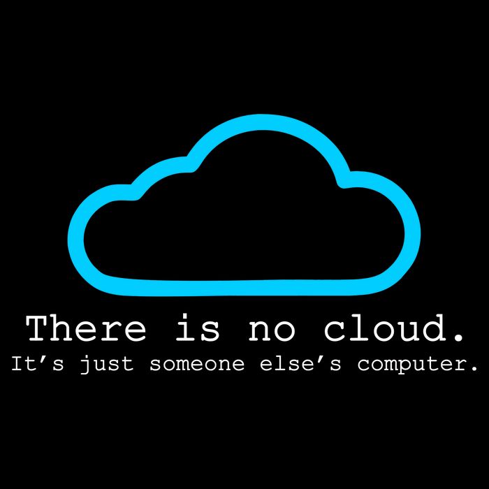 There is No Cloud. It's Just Someone Else's Computer. Impact Tech Backpack