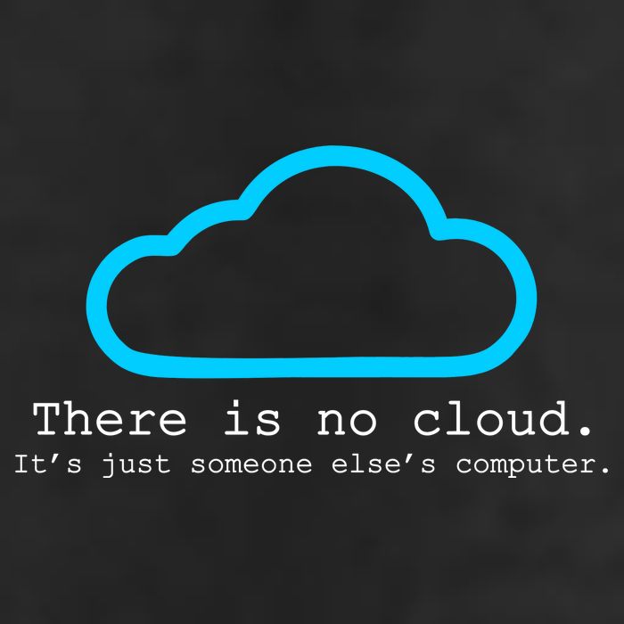 There is No Cloud. It's Just Someone Else's Computer. Adult Drive Performance Visor