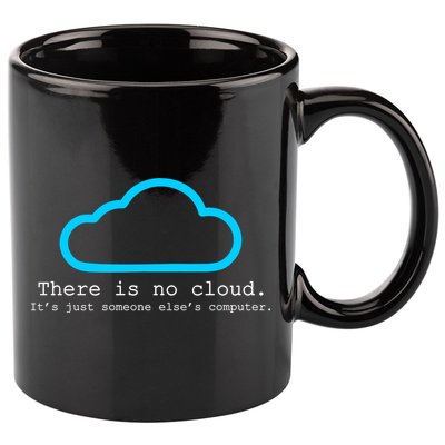 There is No Cloud. It's Just Someone Else's Computer. 11oz C Handle Ceramic Mug