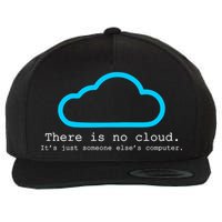 There is No Cloud. It's Just Someone Else's Computer. Wool Snapback Cap