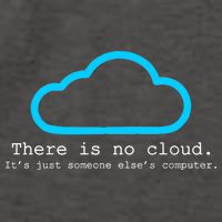 There is No Cloud. It's Just Someone Else's Computer. Vector Backpack