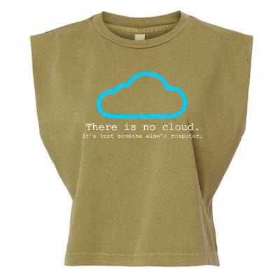 There is No Cloud. It's Just Someone Else's Computer. Garment-Dyed Women's Muscle Tee