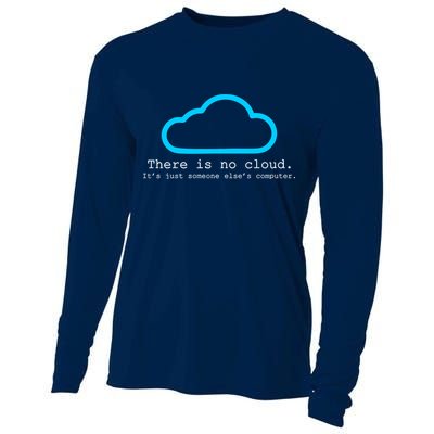 There is No Cloud. It's Just Someone Else's Computer. Cooling Performance Long Sleeve Crew