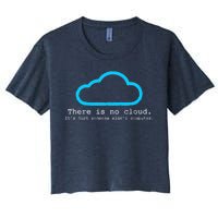 There is No Cloud. It's Just Someone Else's Computer. Women's Crop Top Tee