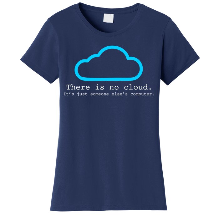 There is No Cloud. It's Just Someone Else's Computer. Women's T-Shirt