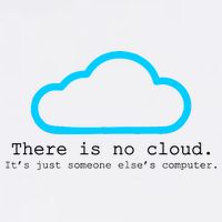 There is No Cloud. It's Just Someone Else's Computer. Garment-Dyed Sweatshirt
