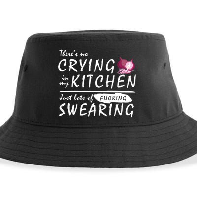 There Is No Crying In My Kitchen Sustainable Bucket Hat