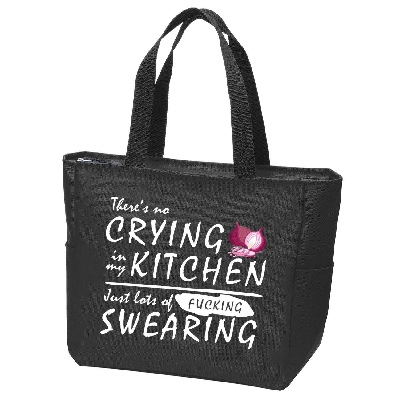 There Is No Crying In My Kitchen Zip Tote Bag