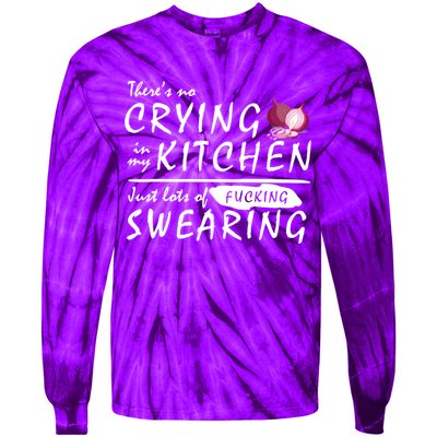 There Is No Crying In My Kitchen Tie-Dye Long Sleeve Shirt